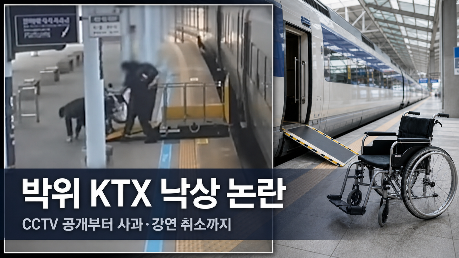 박위 논란 총정리｜KTX 낙상 CCTV 공개·사과·강연 취소까지