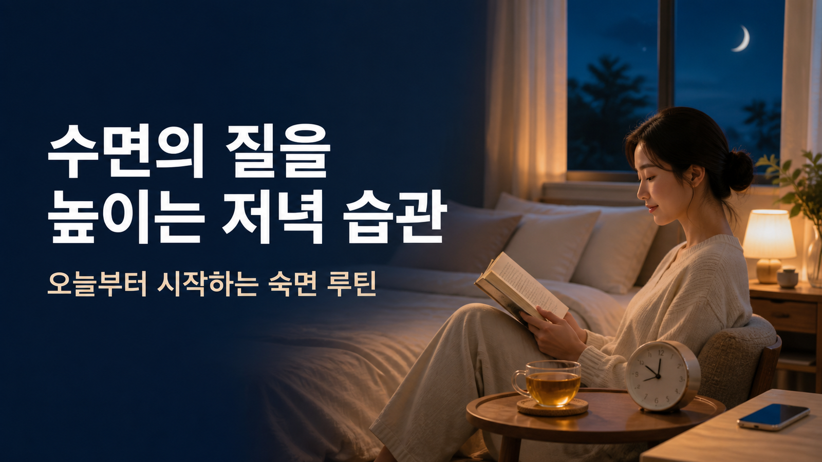 수면의 질을 높이는 저녁 습관 10가지｜오늘부터 시작하는 숙면 루틴