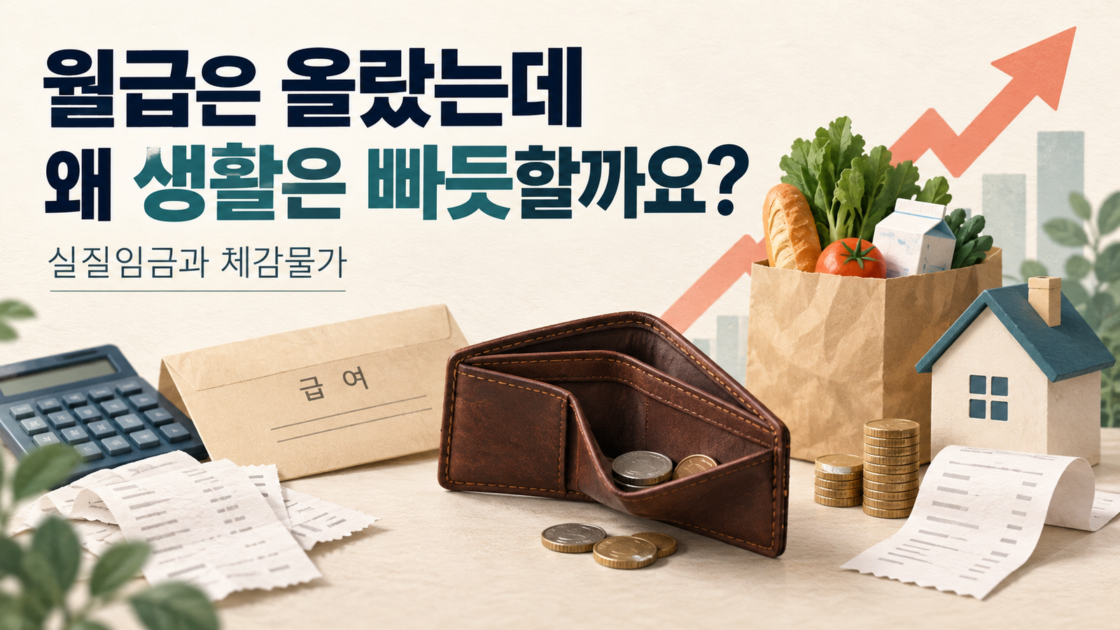 실질임금과 체감물가